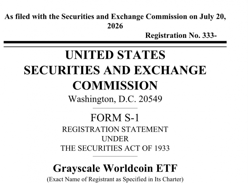 Grayscale подала заявку на Worldcoin-ETF, WLD подешевел на 97% от максимума